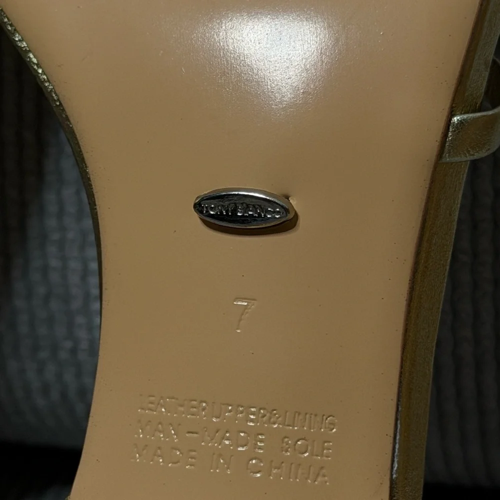 Tony Bianco Corso Gold Nappa Metallic